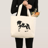 Spotted Draft Horse Grote Tote Bag (Voorkant (product))