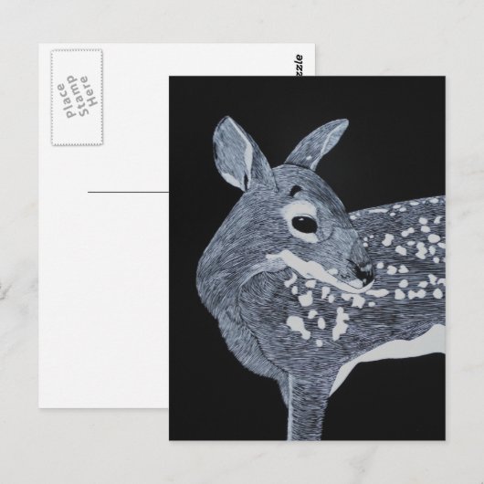 Spotted Fawn Briefkaart (Voorkant / Achterkant)