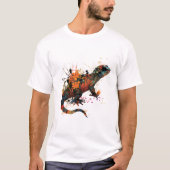 Spotted Fire Salamander. T-shirt (Voorkant)