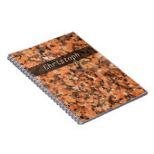 Spotted Geology Stone Texture Surface any Text Notitieboek (Rechterzijde)