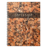 Spotted Geology Stone Texture Surface any Text Notitieboek (Voorkant)