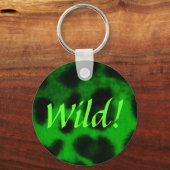 Spotted Green Leopard Sleutelhanger (Voorkant)