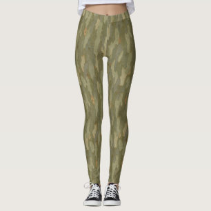 Spotted Gum Bark Camouflage - Naadloze Australisch Leggings