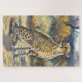 "Spotted Huntress" Puzzle Legpuzzel (Horizontaal)