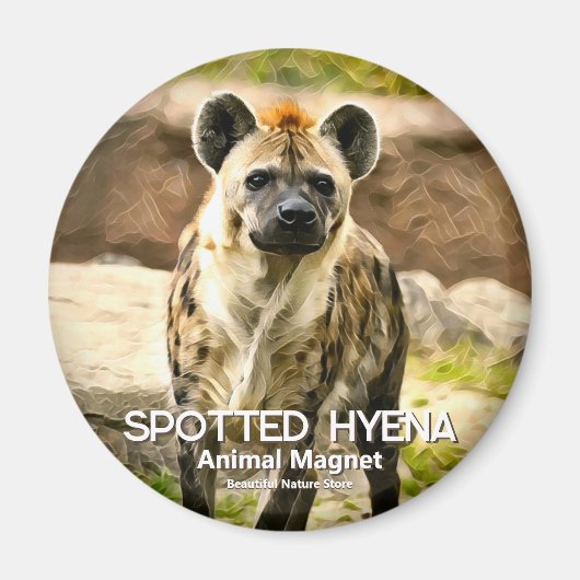Spotted Hyena マ ネ ッ ト Magneet (Voorkant)