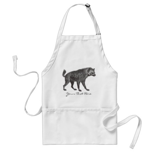 Spotted Hyena Apron Standaard Schort (Voorkant)