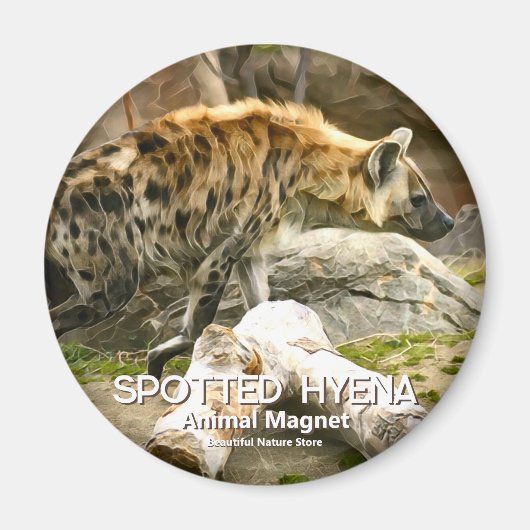 Spotted Hyena Magneet (Voorkant)