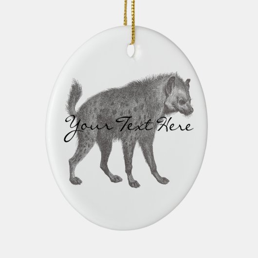 Spotted Hyena Ornament (Rechts)