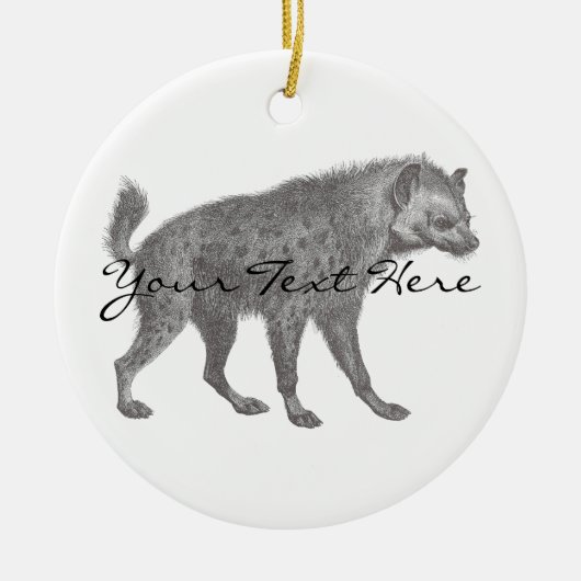 Spotted Hyena Ornament (Voorkant)