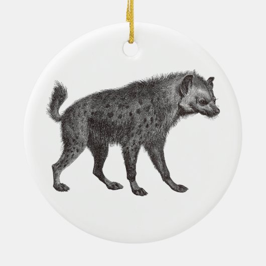 Spotted Hyena Ornament (Achterkant)