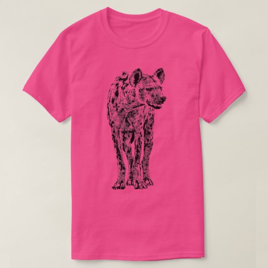 Spotted Hyena Wildlife Design for Hyena Fans T-shirt (Design voorkant)
