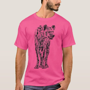 Spotted Hyena Wildlife Design for Hyena Fans T-shirt
