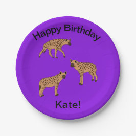 Spotted Hyenas Papieren Bordje