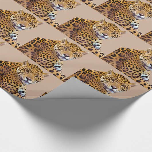 Spotted Jaguar Big Cat-lover #Gift Cadeaupapier (Hoek)