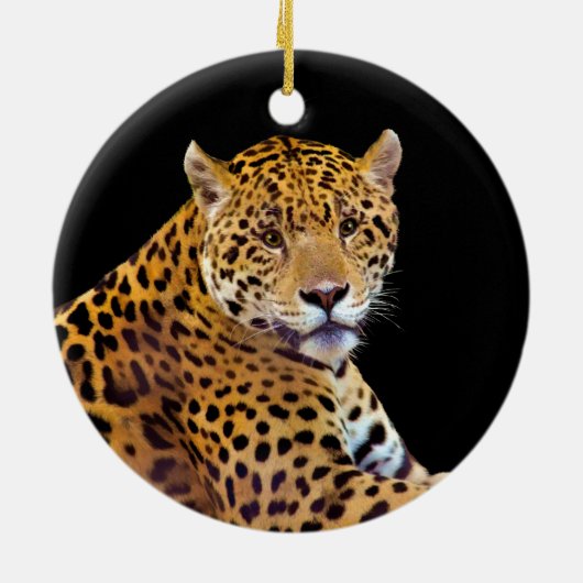 Spotted Jaguar Big Cat-lover #Gift Keramisch Ornament (Achterkant)
