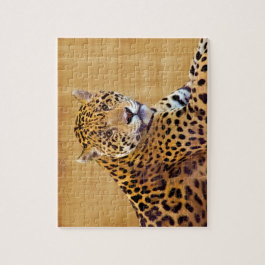 Spotted Jaguar Big Cat-lover #Gift Legpuzzel (Verticaal)