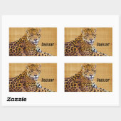 Spotted Jaguar Big Cat-lover #Gift Rechthoekige Sticker (Vel)