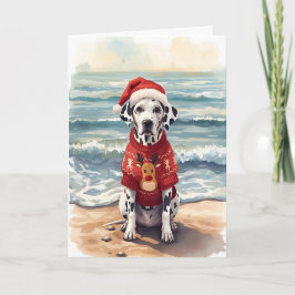 Spotted Joy & Sandy Paws – Dalmatian Christmas Kaart