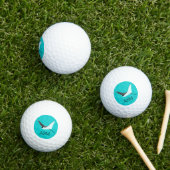 Spotted Leopard Ray Golf Balls Golfballen (Insitu Gras)