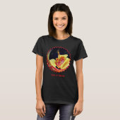Spotted Lily Floral Abstract Personalized T-shirt (Voorkant volledig)