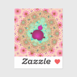 Spotted Mandelbrot Set Fractal Design Sticker