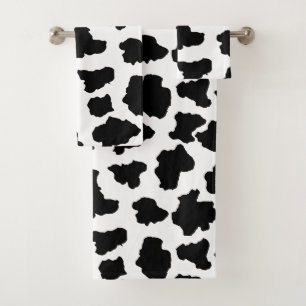 Spotted Moo Cow Dutch Holstein Animal Spots Bad Handdoek