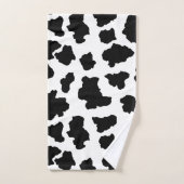 Spotted Moo Cow Dutch Holstein Animal Spots Bad Handdoek (Handdoek)