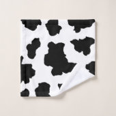 Spotted Moo Cow Dutch Holstein Animal Spots Bad Handdoek (Wasdoekje)