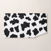 Spotted Moo Cow Dutch Holstein Animal Spots Bad Handdoek (Handdoek)