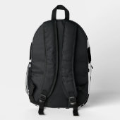 Spotted Moo Cow Dutch Holstein Animal Spots Bedrukte Rugzak (Achterkant)