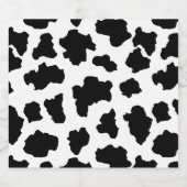 Spotted Moo Cow Dutch Holstein Animal Spots Bier Etiket (Enkel label)