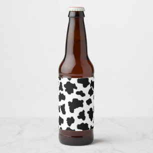 Spotted Moo Cow Dutch Holstein Animal Spots Bier Etiket