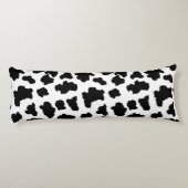 Spotted Moo Cow Dutch Holstein Animal Spots Lichaamskussen (Achterkant)