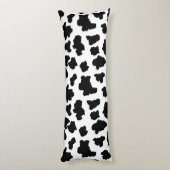 Spotted Moo Cow Dutch Holstein Animal Spots Lichaamskussen (Achterkant (Verticaal))