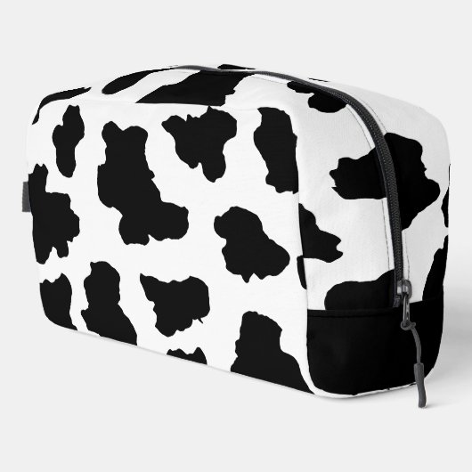 Spotted Moo Cow Dutch Holstein Animal Spots Toilettasje (Rechterhoek)