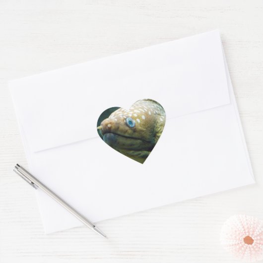 Spotted Moray Eel Hart Sticker (Envelop)