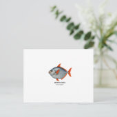 Spotted Opah - zeedieren van Californië Briefkaart (Staand voorkant)