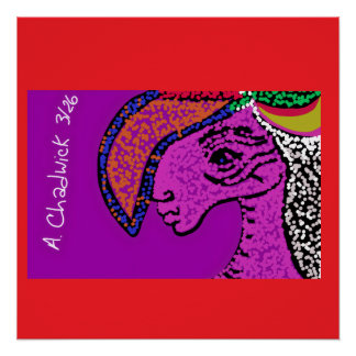 Spotted Pearl Horse Perfect Poster