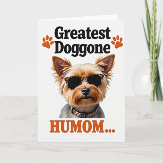 Spotted Pet Great Humom Card Kaart (Voorkant)