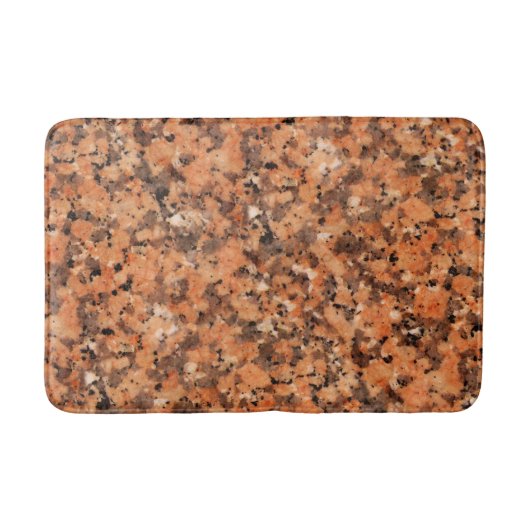 Spotted Rock Texture Lively Pattern Oranje Black Badmat (Voorkant)