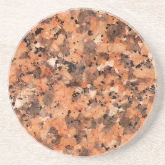 Spotted Rock Texture Lively Pattern Oranje Black Zandsteen Onderzetter (Voorkant)