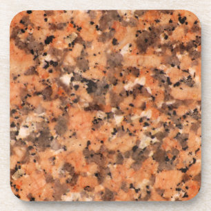 Spotted Rock Texture Lively Pattern Sinaasappel Zw Drankjes Onderzetter