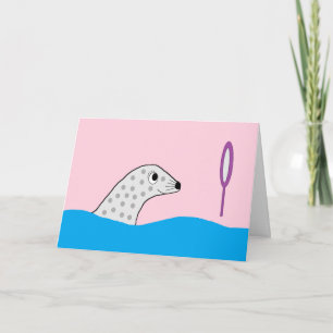 Spotted Seal heeft veel schoonheid: Blank Kaart