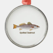Spotted Seatrout Metalen Ornament (Voorkant)