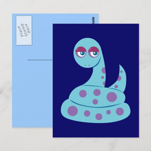 Spotted Snake Briefkaart (Voorkant / Achterkant)