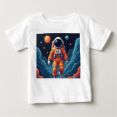 Spotted Spaceman Baby T-shirt (Voorkant)