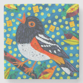 Spotted Towee Stenen Onderzetter