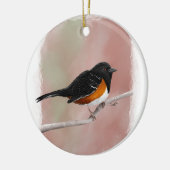 Spotted Towhee-Ornament Keramisch Ornament (Links)