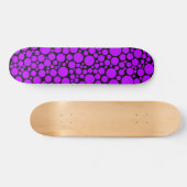 Spottig - Paars op zwart Skateboard (Horizontaal)