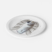 Spotty Angel Small Round Paper-Bord Papieren Bordje (Gekanteld)